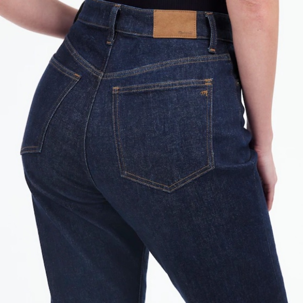 NWT Madewell The Curvy '90s Straight Jean Dark Wash 31 - Picture 2 of 9